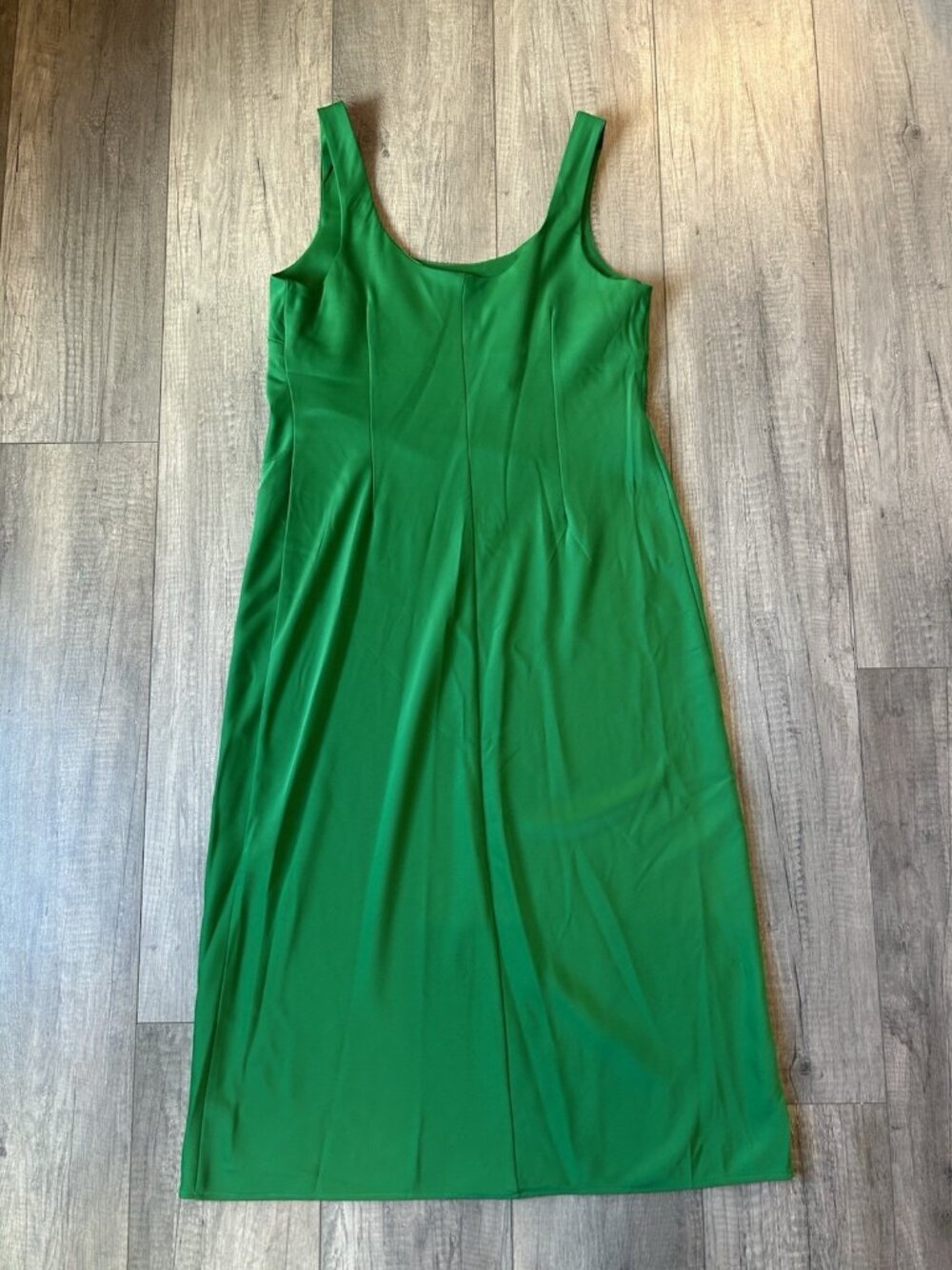 Anne Klein Sheath Midi Dress Size 6 NWT Sleeveless Green spring Wedding Guest - Picture 15 of 16